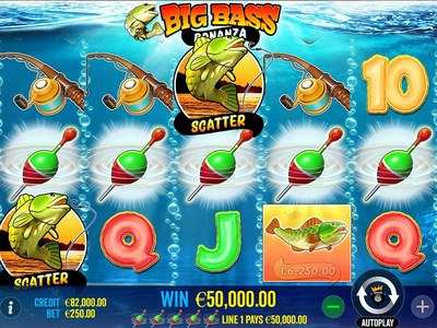 Слот Big Bass Bonanza производителя Pragmatic Play